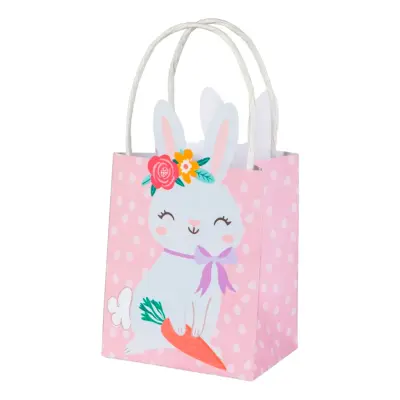 Presentpåse Påskkanin Rosa