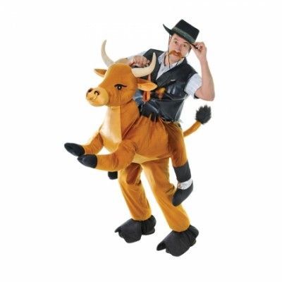 Ridande Tjur Maskeraddräkt - One size