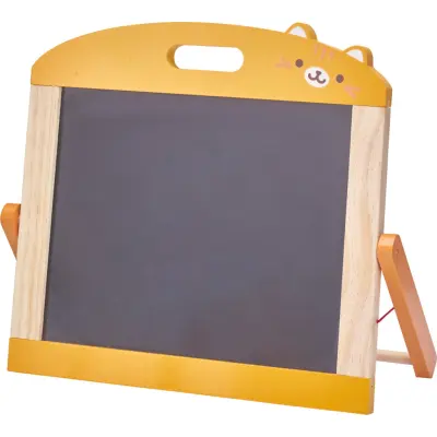 Rittavla och Whiteboard 2-i-1 med tillbehör Gul Katt - Leksaksaffären -  Leksaksaffären