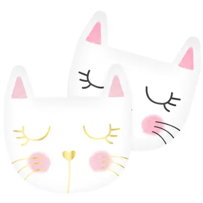 Rosa Katt Servetter 12-pack