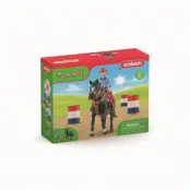 schleich® FARM WORLD Cowgirl Barrel racing 42576