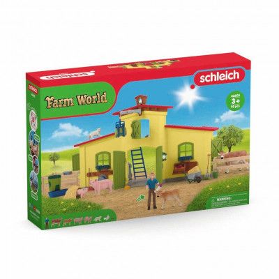 schleich® FARM WORLD Stor gård med djur och tillbehör 42605