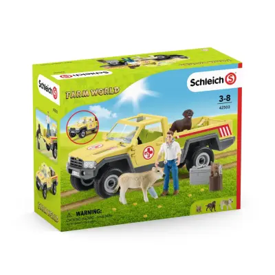 schleich® FARM WORLD Veterinären på besök på bondgården 42503