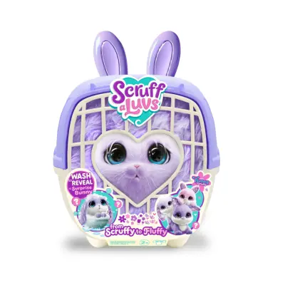 Scruff-a-Luvs Kanin Ljuslila - Scuff-a-luvs -  Leksaksaffären