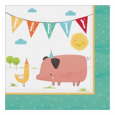 Servetter Bondgård - 16-pack