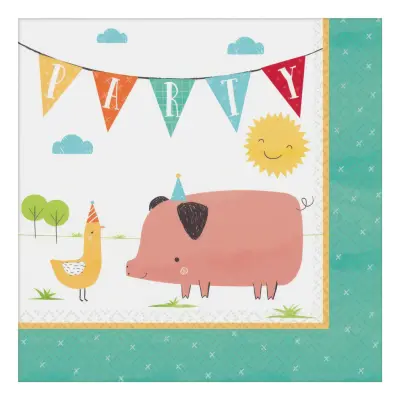 Servetter Bondgård - 16-pack