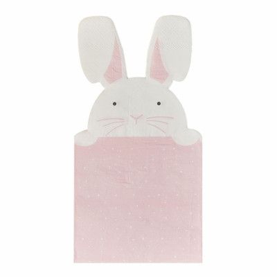 Påskservetter Kanin Eggciting Easter