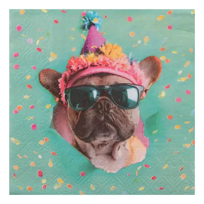 Servetter Party Hund - 12-pack