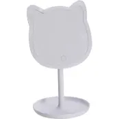 Sminkspegel med LED-belysning Katt - Leksaksaffären -  Leksaksaffären