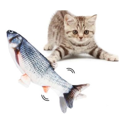 Sprattlande Fisk Kattleksak