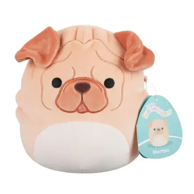 Squishmallows 19cm P22 Morton Sharpei Dog - Squishmallows -  Leksaksaffären
