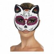 Sugar Skull Katt Ögonmask - One size