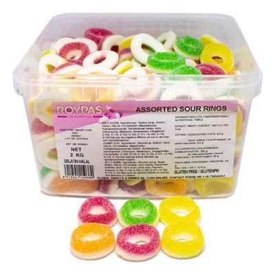 Sura Ringar Lösvikt i Burk - 2,0 kg