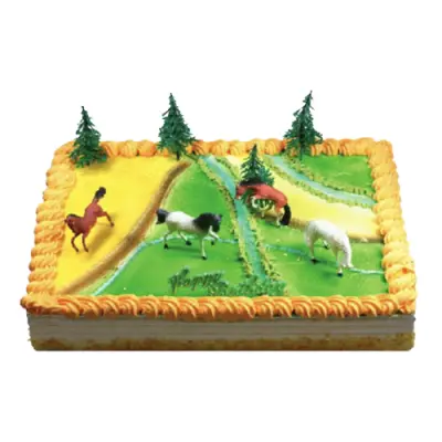 Tårtdekoration Hästar