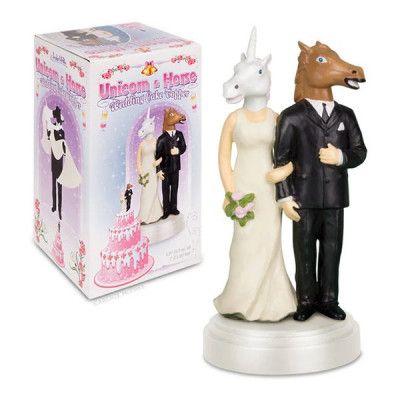 Tårtdekoration Häst & Enhörning