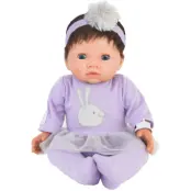 Tiny Treasures Doll Mörkt hår Lila outfit 30140