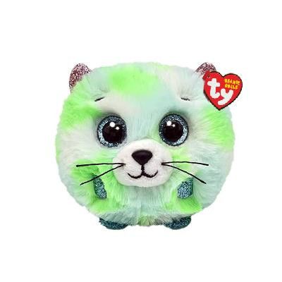 TY Beanie Balls Evie Grön Katt - TY -  Leksaksaffären