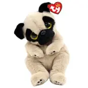 TY Beanie Bellies Izzy Brun hund med svarta öron regular - TY -  Leksaksaffären