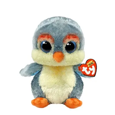 TY Beanie Boos Fisher Grå Pingvin reg - TY -  Leksaksaffären