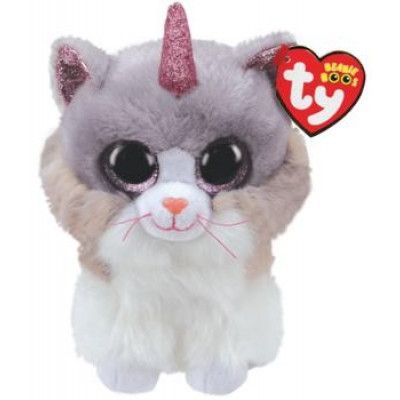 TY Beanie Boos M ASHER Katt med horn