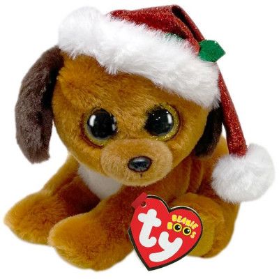 TY Beanie Boos Regular Holidays Hund med luva Xmas