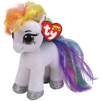 TY Beanie Boos STARR Vit Ponny reg
