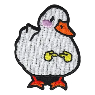 Tygmärke Anka Söt Kawaii