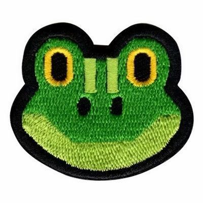 Tygmärke Emoji Groda