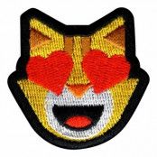 Tygmärke Emoji Kär Katt