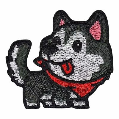 Tygmärke Hund Siberian Husky