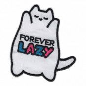 Tygmärke Katt Forever Lazy