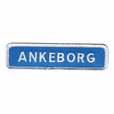 Tygmärke Vägskylt Ankeborg