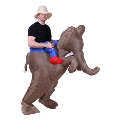 Uppblåsbar Elefant Maskeraddräkt - One size