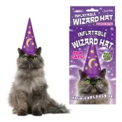 Uppblåsbar Trollkarlshatt för Katt