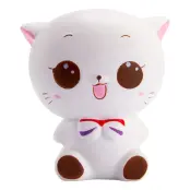 Vit Katt Jumbo Squishy
