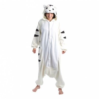 Vit Tiger Kigurumi - Medium