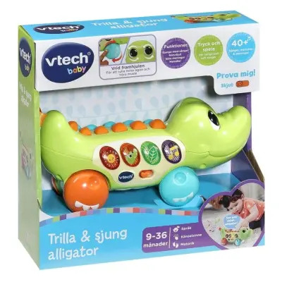 Vtech Rulla&Sjung Alligator SE - Vtech -  Leksaksaffären