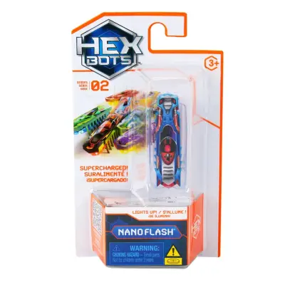 Hex Bots Nano Flash Blå 993 - Hex Bots -  Leksaksaffären