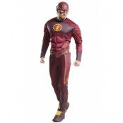 The Flash Deluxe Maskeraddräkt Vuxen, STANDARD