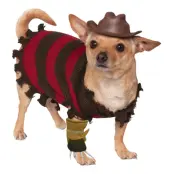 Freddy Kreuger Hund Maskeraddräkt - Large