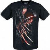 Terror på Elm Street T-shirt - Freddy - S XXL - för Herr - svart