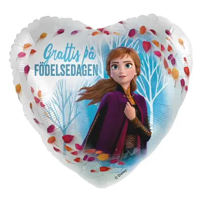 Folieballong Disney Födelsedag med Anna