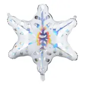 Folieballong Snöflinga