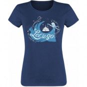 Frost - Anime T-shirt - Elsa - Let It Go - S M - för Dam - blå