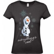 Frost - Anime T-shirt - Everything´s Cool - S XXL - för Dam - svart