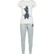Frost - Disney Pyjamas - Olof - S - för Dam - vit/blå