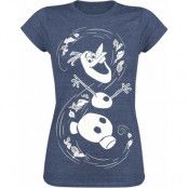 Frost - Disney T-shirt - Olof - S - för Dam - blå