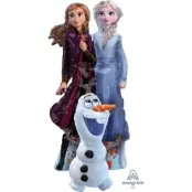Heliumballong Airwalker Frost - Anna, Elsa&Olof