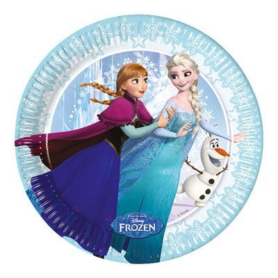 Pappersassietter Frost/Frozen Skating - 8-pack