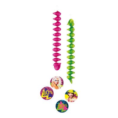 80-tals Hängande Spiraldekoration